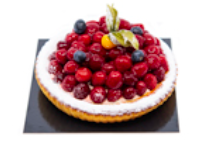 Frambozentaart slagroom 4p