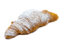 Croissant gevuld met pudding