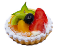 Fruittartelet slagroom